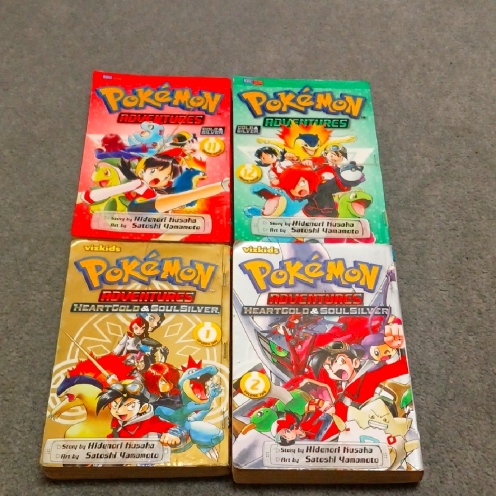 Pokemon Gold And Silver Manga Books